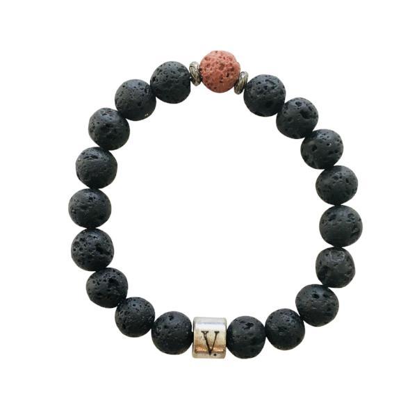 Men's Lava Bracelet (essential Oil) | Victory Line - YuppyCollections