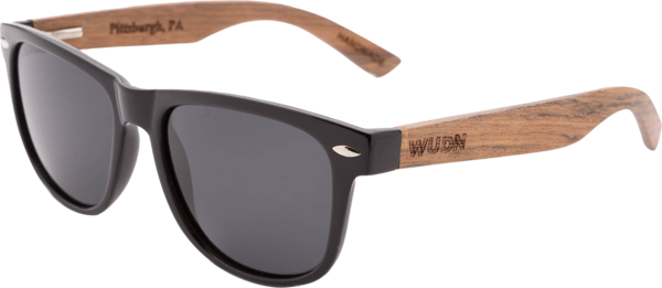 Real Ebony Wood Wanderer Sunglasses by WUDN - YuppyCollections