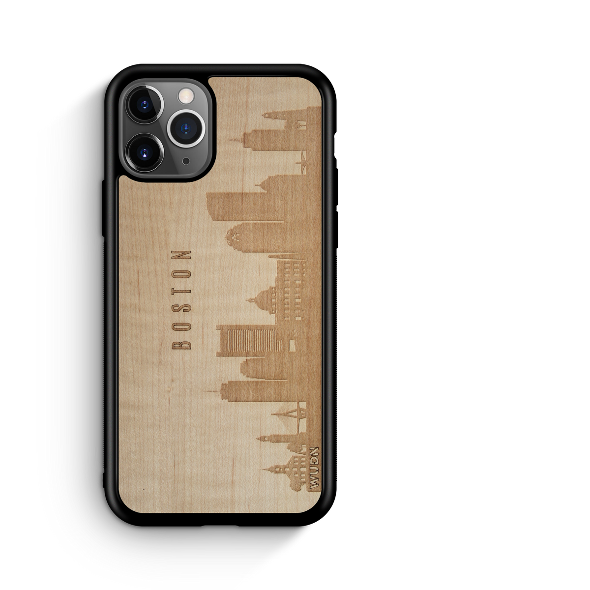 CityScape Wooden Phone Case | Boston MA - YuppyCollections