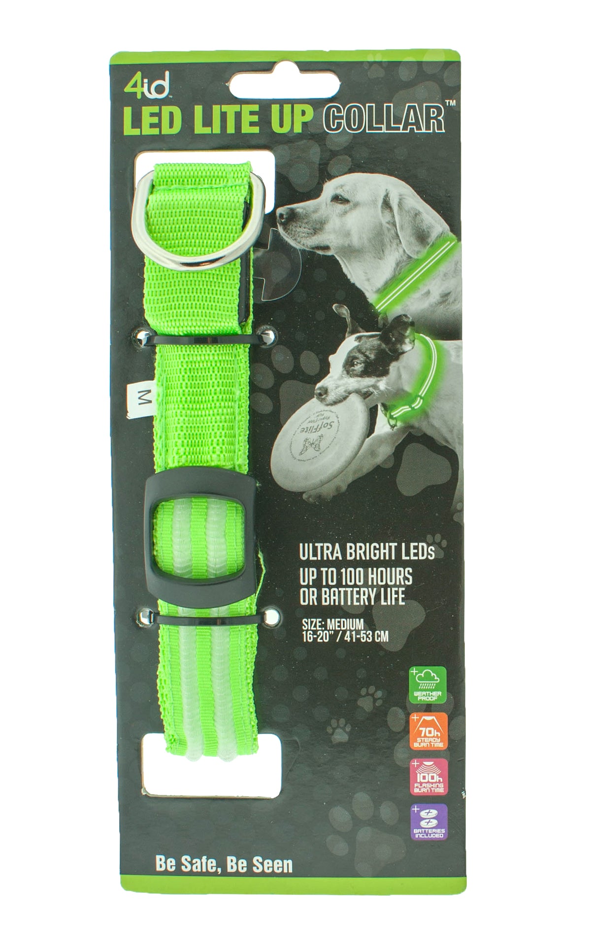 LED Dog Collar Green - YuppyCollections