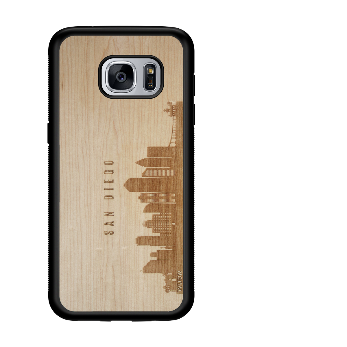 CityScape Wooden Phone Case | San Diego CA - YuppyCollections