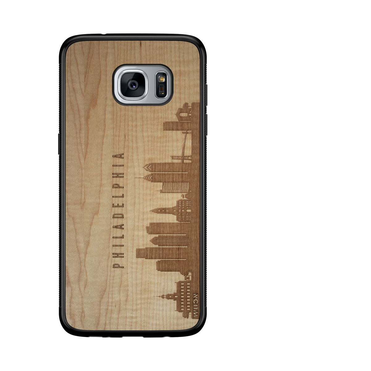 CityScape Wooden Phone Case | Philadelphia PA - YuppyCollections