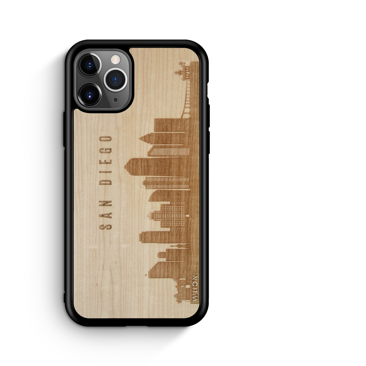 CityScape Wooden Phone Case | San Diego CA - YuppyCollections