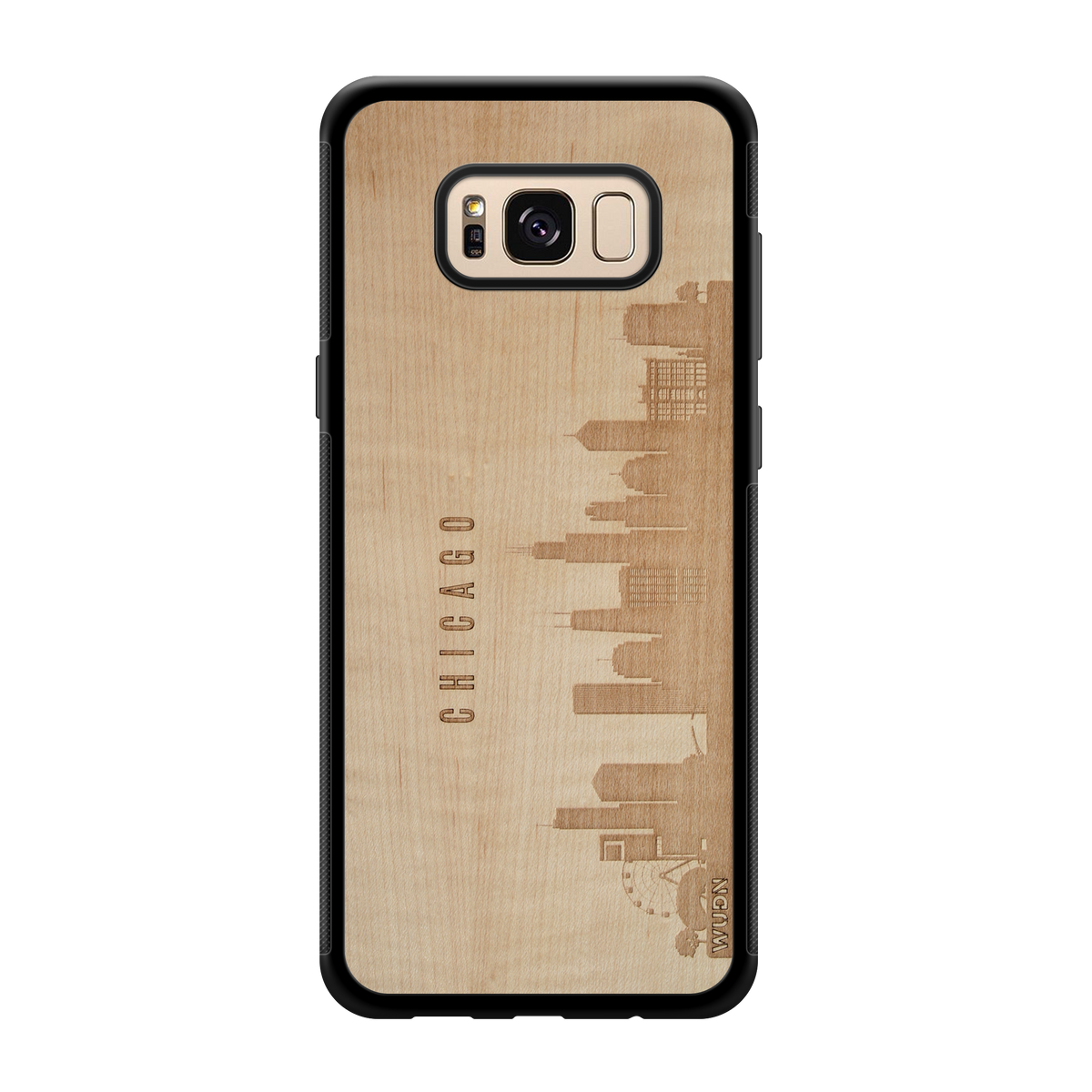 CityScape Wooden Phone Case | Chicago IL - YuppyCollections